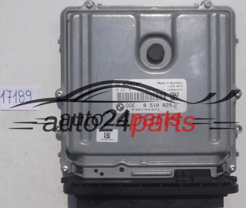 CALCULATEUR MOTEUR BMW E90, E92, BOSCH 0 281 017 024, 0281017024, DDE 8 510 829-01, DDE851082901, 8510829