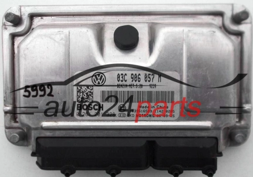 KOMPUTER STEROWNIK SILNIKA SKODA 1.6 BOSCH 0 261 201 328, 0261201328, 03C 906 057 M, 03C906057M -
