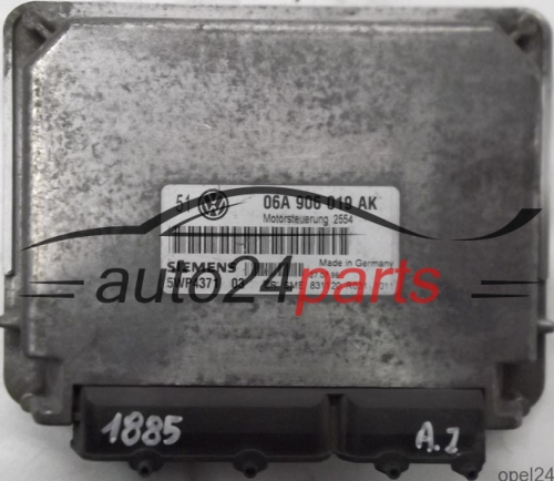 CALCULATEUR MOTEUR VOLKSWAGEN GOLF BORA 1.6 AK SIEMENS 5WP4371 03, 5WP437103, 06A 906 019 AK, 06A906019AK