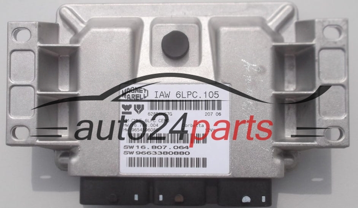 MOTORSTEUERGERÄT ECU STEUERGERÄT  PEUGEOT 207 1.4 MAGNETI MARELLI IAW 6LPC.105