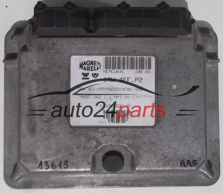KOMPUTER STEROWNIK SILNIKA FIAT PANDA 1.1 8V, IAW 4EF.P2, IAW4EFP2, 61600.623.00 F, 6160062300F, IAW 4FE.P2/HW203/4502-843, IAW4EFP2HW2034502843 