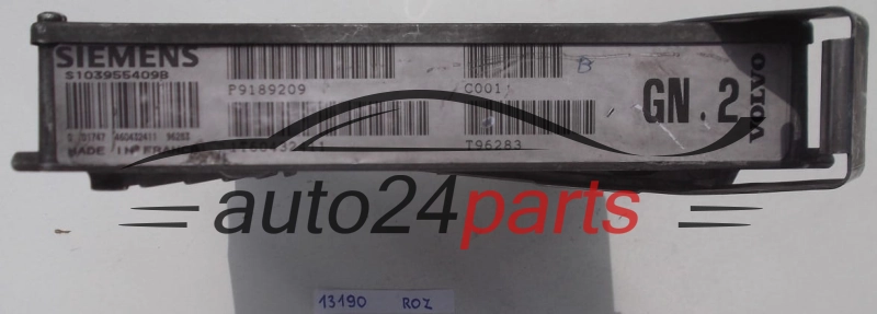KOMPUTER STEROWNIK SILNIKA VOLVO 850 SIEMENS S103955409 B, S103955409B, P9189209, 1T60432411, GN.2 