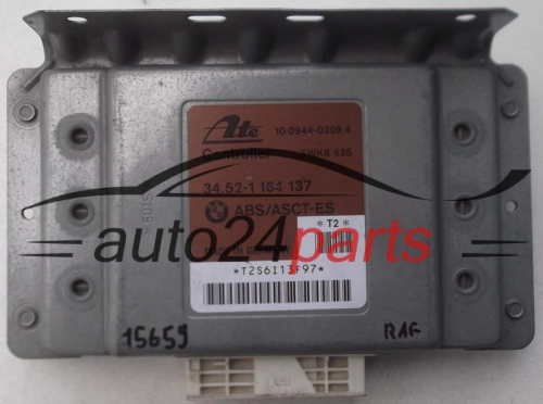 CENTRALITA ABS BMW ATE 10.0944-0209.4, 10094402094, CONTROLLER 5WK8 435, 5WK8435, 34.52-1 164 137, 34521164137