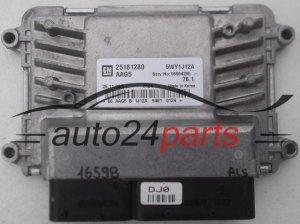 KOMPUTER STEROWNIK SILNIKA CHEVROLET CRUZE GM 25181280 AAG5, 5WY1J12A - 