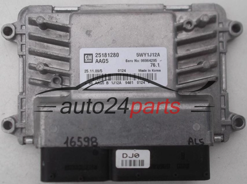 KOMPUTER STEROWNIK SILNIKA CHEVROLET CRUZE 25181280