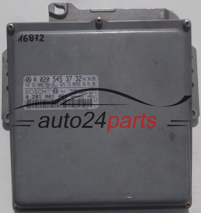 KOMPUTER STEROWNIK SILNIKA MERCEDES W210 E250 2.5 DIESEL BOSCH 0 281 001 461, 0281001461, A 020 545 37 32, A0205453732, 0205453732