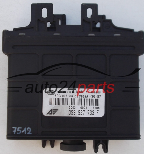 CENTRALITA ECU CAJA DE CAMBIO AUTOMATICO VOLKSWAGEN SHARAN 2.8 HELLA 5DG 007 534-52, 5DG00753452, 5DG007534, 099 927 733 F