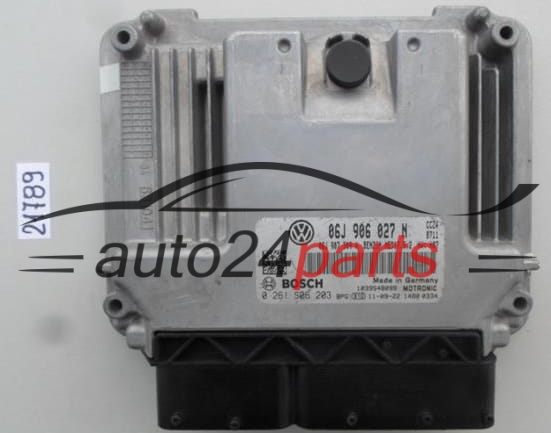 CENTRALITA DE MOTOR VW VOLKSWAGEN SHARAN 2.0 TSI BOSCH 0 261 S06 203, 0261S06203, 06J 906 027 N, 06J906027N, MED17.5.2 