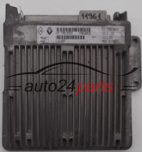 KOMPUTER STEROWNIK SILNIKA RENAULT TWINGO 1.2 HOM 7700105559, 7700108439, EL9LV897 - 11961