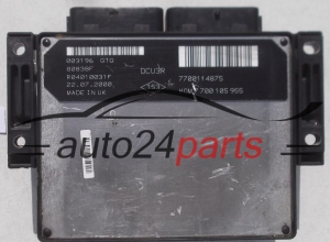 ECU CENTRALITA DE MOTOR RENAULT CLIO 1.9 D LUCAS R04010031F, HOM 7 700 105 955, 7700105955, 7700114875