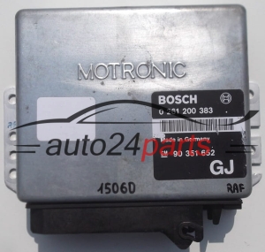 MOTORSTEUERGERÄT ECU STEUERGERAT OPEL OMEGA BOSCH 0 261 200 383, 0261200383, GM 90 351 652 GJ, 90351652GJ 