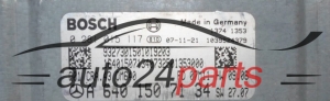 KOMPUTER STEROWNIK SILNIKA MERCEDES A180/B180 2.0 CDI BOSCH 0 281 015 117, 0281015117, A 640 150 71 34, A6401507134, 6401507134