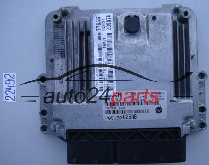 MOTORSTEUERGERÄT ECU STEUERGERAT JEEP GRAND CHEROKEE 3.0 CRD BOSCH 0 281 017 461, 0281017461, P05150625AB