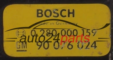 BOSCH 0 280 000 159, 0280000159, GM 90 076 024, 90076024