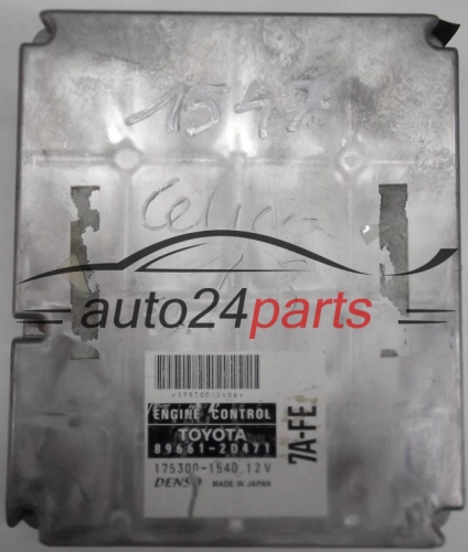 KOMPUTER STEROWNIK SILNIKA TOYOTA CELICA 1.8 DENSO 175300-1540,  89661-2D471