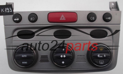 PANEL OGRZEWANIA STEROWNIK NAWIEWU REGULATOR KLIMATRONIK FIAT ALFA ROMEO 147 07353063490 / FTC52492078 - K193