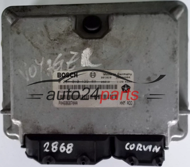 KOMPUTER STEROWNIK SILNIKA CHRYSLER VOYAGER 2.5 TD BOSCH 0281010139, 0 281 010 139, TED283024509 P04686870AA 