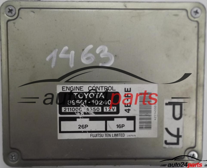 ECU CENTRALITA DE MOTOR TOYOTA STERLET 1.3 16V 89661-10240, 8966110240