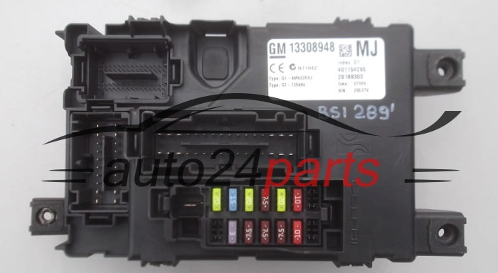 ELEKTRISCHER KASTEN SICHERUNGKASTEN SICHERUNG UND RELAIS STROMKASTEN RELAISKASTEN OPEL CORSA D 13308948 MJ, 28189303