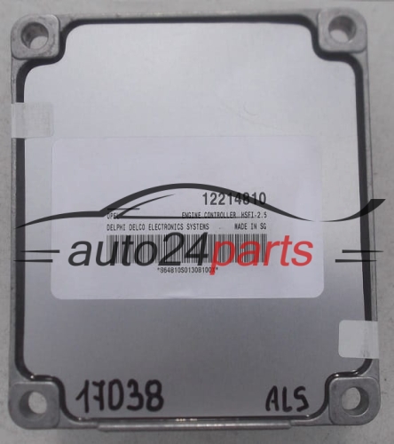CALCULATEUR MOTEUR OPEL MERIVA 1.4 1.6 DELPHI DELCO 12214810, HSFI-2.5 