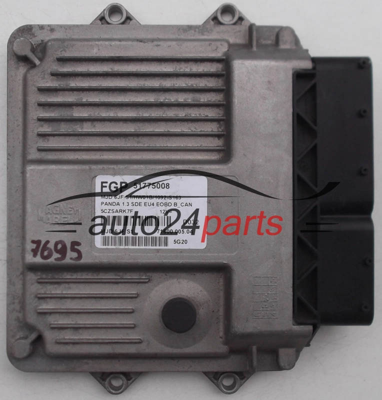 KOMPUTER STEROWNIK SILNIKA FIAT PANDA 1.3, 51775008, MJD 6JF.S1