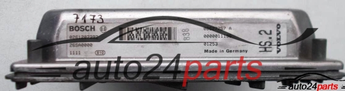 VOLVO V70 2.4 T BOSCH 0 261 207 392, 0261207392, 08627757 A (