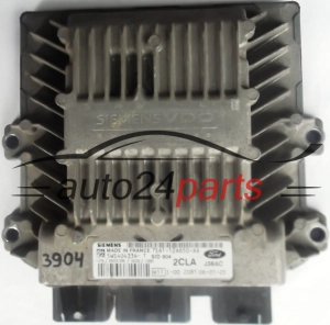 ECU CENTRALITA DE MOTOR FORD FIESTA 1.4 TDCI 7S6112A650AA, 7S61-12A650-AA 2CLA SIEMENS SID 804 5WS40433A-T