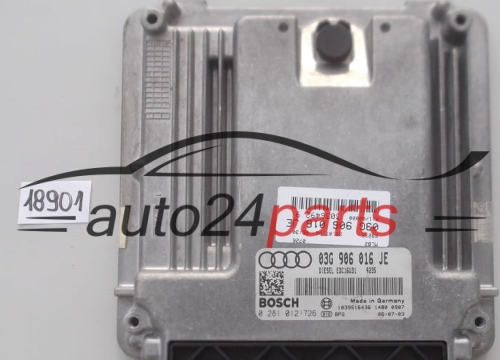 KOMPUTER STEROWNIK SILNIKA AUDI A4 BOSCH 0 281 012 726, 0281012726, 03G 906 016 JE, 03G906016JE