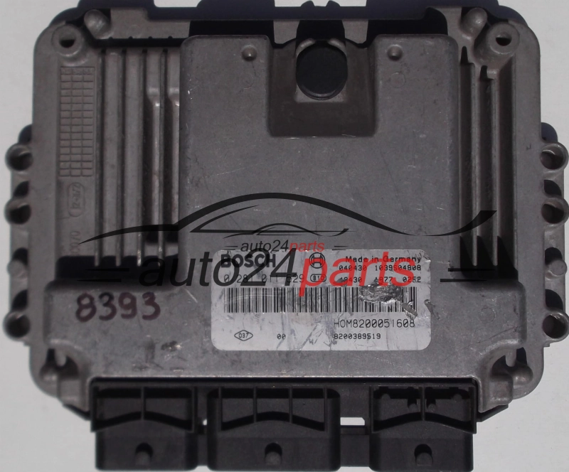 ECU CENTRALITA DE MOTOR RENAULT TRAFIC OPEL VIVARO NISSAN PRIMASTAR 1.9 DCI BOSCH 0 281 011 529, 0281011529, HOM 8200051608, 8200389519, 1039S04808