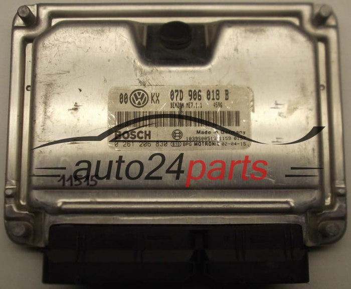 KOMPUTER STEROWNIK SILNIKA VW VOLKSWAGEN PASSAT 4.0 BOSCH 0 261 206 830, 0261206830, 07D 906 018 B, 07D906018B