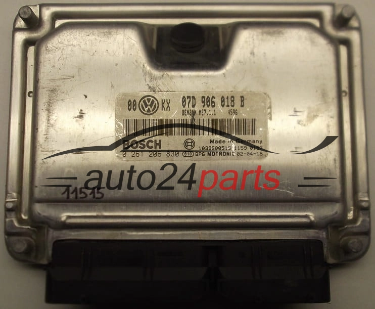 KOMPUTER STEROWNIK SILNIKA VW VOLKSWAGEN PASSAT 4.0 BOSCH 0 261 206 830, 0261206830, 07D 906 018 B, 07D906018B