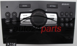 RADIO CD MP3 OPEL  497 316 088 / 497316088 / 13 289 921 HF / 132899221HF / CD30 - R238