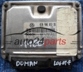 KOMPUTER STEROWNIK SILNIKA SEAT AROSA VW LUPO 1.0 030906032BG, BOSCH 0261206746
