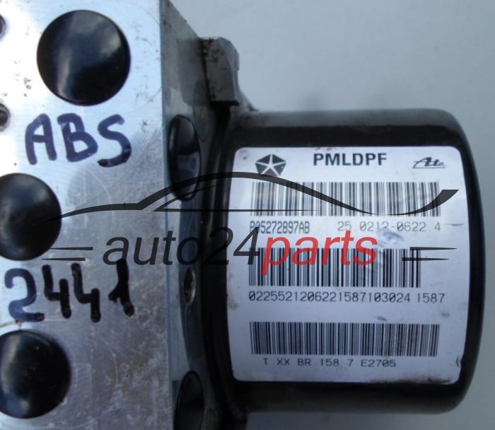 ABS PUMPE BLOCK HYDRAULIKPUMPE STEUERGERÄT CHRYSLER P05272897AB, ATE 25021206274, 25.0212-0627.4, PMLDPF, 8D552980