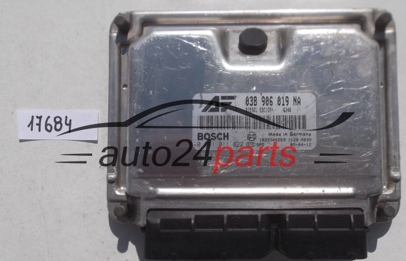 KOMPUTER STEROWNIK SILNIKA VW VOLKSWAGEN SHARAN 1.9 TDI BOSCH 0 281 011 822, 0281011822, 038 906 019 NA, 038906019NA