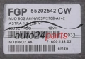 CALCULATEUR MOTEUR OPEL ASTRA 1.3 JTD MAGNETI MARELLI MJD 6O2.A6, MJD602A6, FGP 55202542 CW, 55202542CW, 71600.138.02, 7160013802