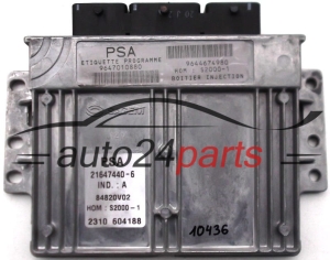 MOTORSTEUERGERÄT ECU STEUERGERAT PEUGEOT 406 1.8, 9644674980, S2000-1, 9647010880, PSA 21647440-6 