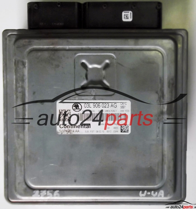 ECU CENTRALITA DE MOTOR SKODA OCTAVIA 1.9 TDI 03L906023AG, 03L 906 023 AG, 5WP42814 AA 