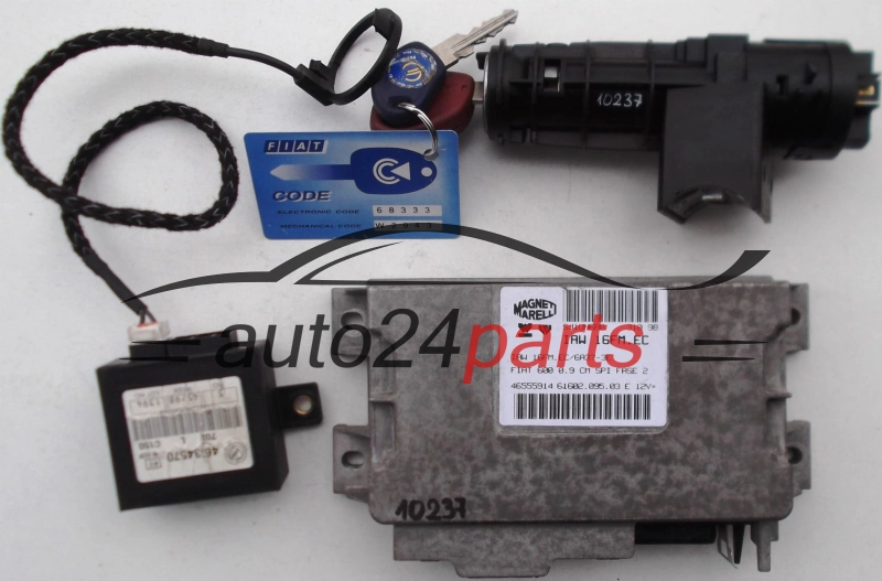KOMPUTER STEROWNIK SILNIKA FIAT SEICENTO 600 0.9, MAGNETI MARELLI IAW 16FM.EC, IAW16FMEC, 46555914, 61602.095.03 E, 6160209503