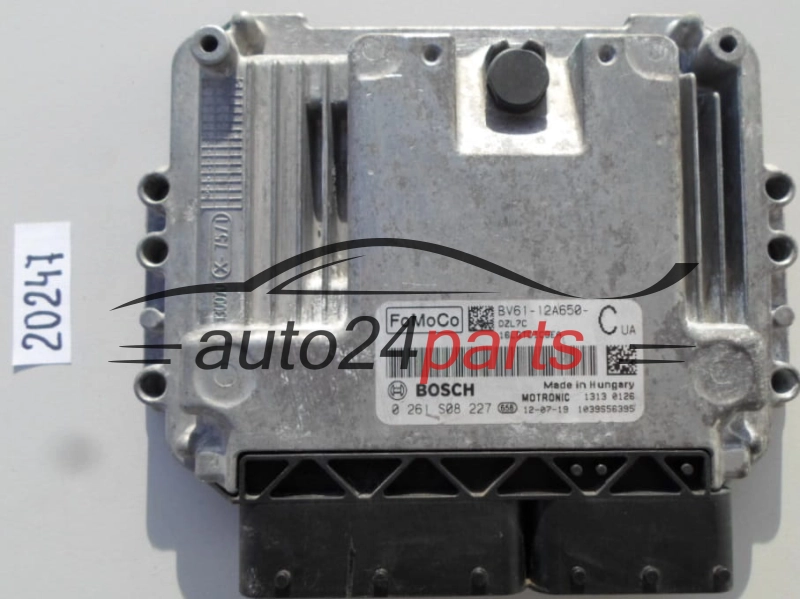 KOMPUTER STEROWNIK SILNIKA FORD FOCUS C-MAX 1.6 BOSCH 0 261 S08 227, 0261S08227, BV61-12A650-CVA, BV6112A650CVA 