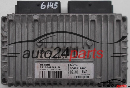 GETRIEBESTEUERGERÄT GETRIBESTEUERUNG CITROEN C5 2.0 S118047522 B, 9649117480 