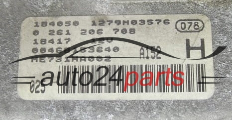 Calculateur Moteur Alfa Romeo 147 2.0 0261206708 00468153640