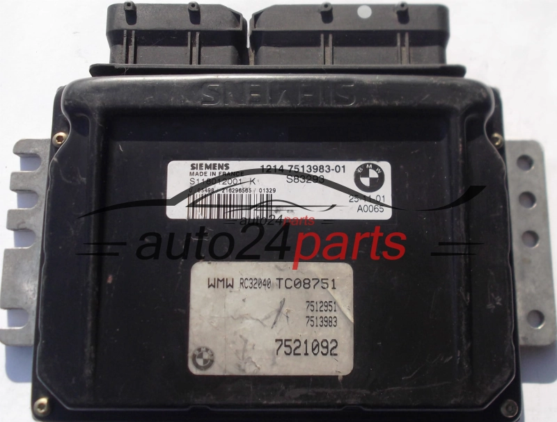 KOMPUTER STEROWNIK SILNIKA MINI COOPER 1.6 SIEMENS S118012001K, S83293, 1214751398301