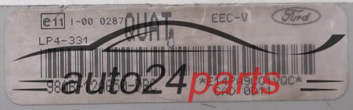 VISTEON 98AB-12A650-DBC, 98AB12A650DBC, QUAT, LP4-331 