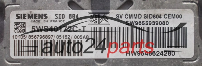 ECU CENTRALITA DE MOTOR  CITROEN JUMPER 3.0 HDI SIEMENS 5WS40172C-T