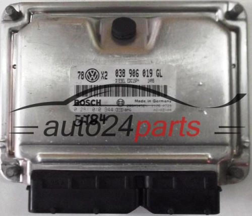 KOMPUTER STEROWNIK SILNIKA VOLKSWAGEN PASSAT 1.9 TDI BOSCH 0 281 010 944,  038 906 019 GL