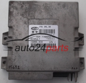 MOTORSTEUERGERÄT ECU STEUERGERAT RENAULT MAGNETI MARELLI IAW 8R.30, IAW8R30, HOM 7700856785, 16.086.034, 16086034