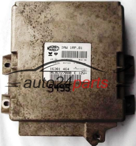 MOTORSTEUERGERÄT ECU STEUERGERÄT  PEUGEOT 206 1.4 Magneti Marelli IAW 1AP.81,  16301.464