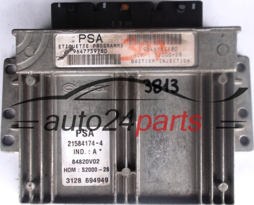 CALCULATEUR MOTEUR PEUGEOT 307 1.4 SAGEM 21584174-4