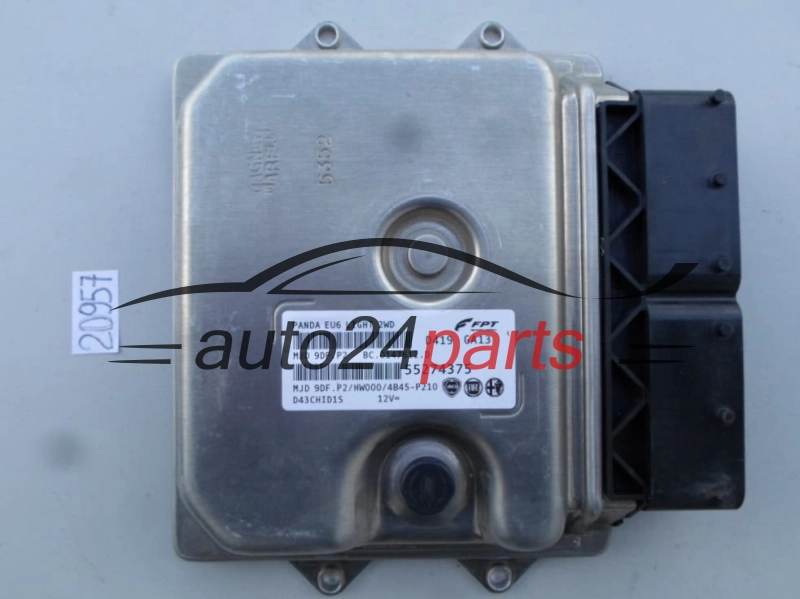 KOMPUTER STEROWNIK SILNIKA FIAT PANDA MJD 9DF.P2, MJD9DFP2, 55274375